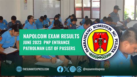 napolcom result june 17 2023|NAPOLCOM Exam Result June 2023 – FULL LIST OF PASSERS.